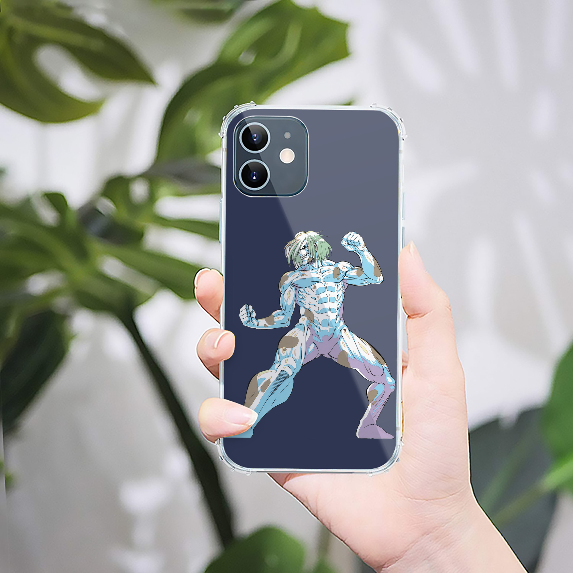（画像用） 進撃の巨人 Attack on Titan 【iPhone 12シリーズ対応】透明スマホケース（クリアソフトケース）
